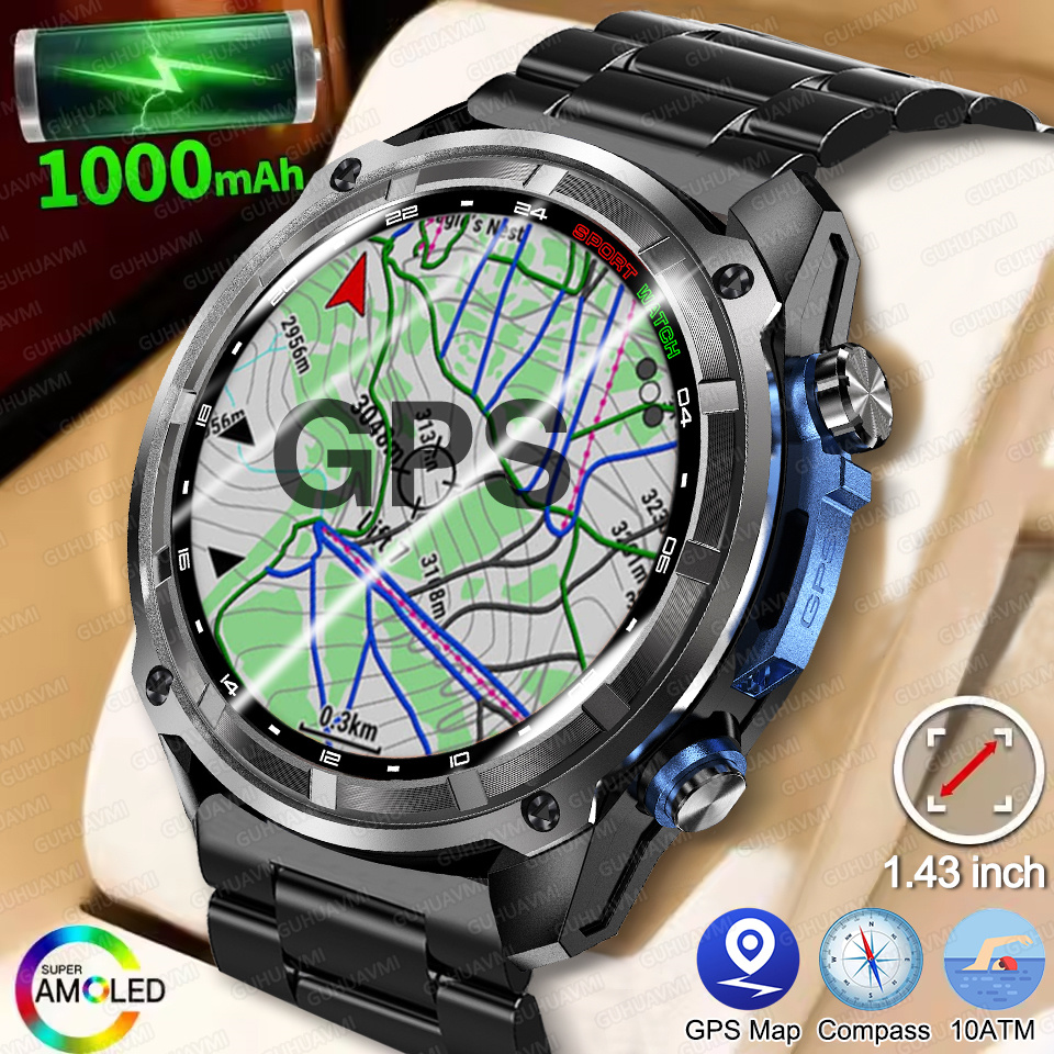 Outdoor Lighting Perspectives - Reloj Inteligente T-Rex3 Pro con GPS,