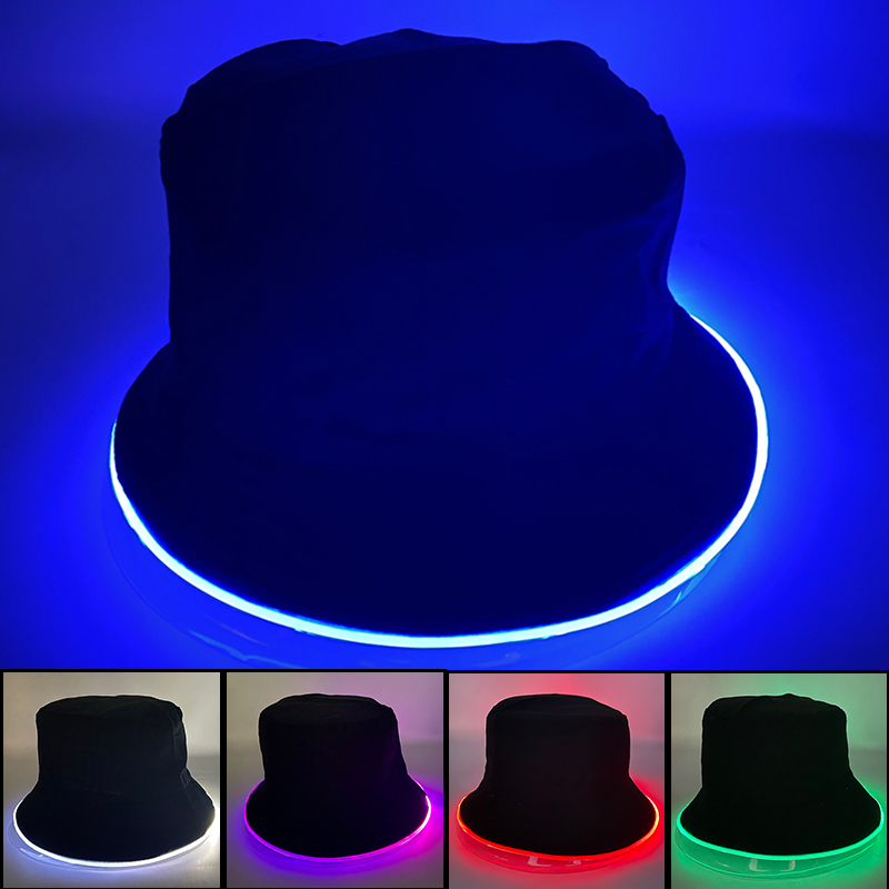 Outdoor Lighting Event - Sombrero de cubo con luz LED