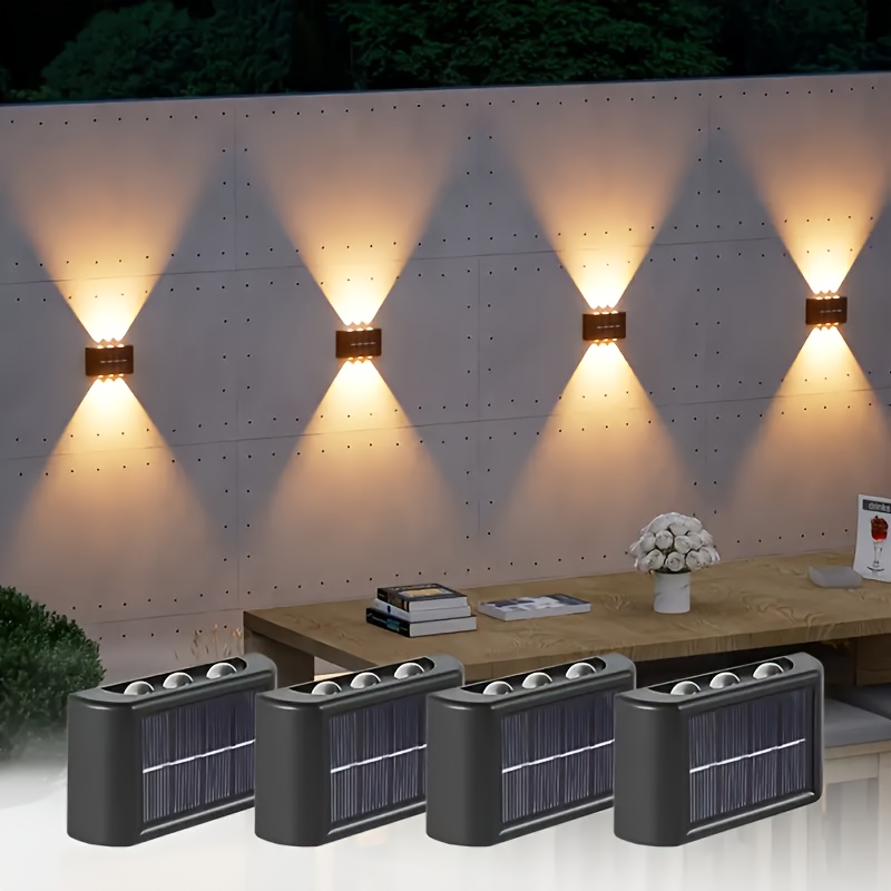 Wall Lighting Outdoor - Lámpara Solar LED para Exteriores, Impermeable,