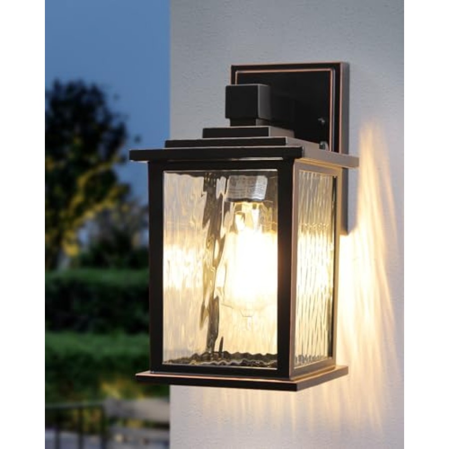Outdoor Lighting Hardwired - Lámparas de Porche de 12'' para