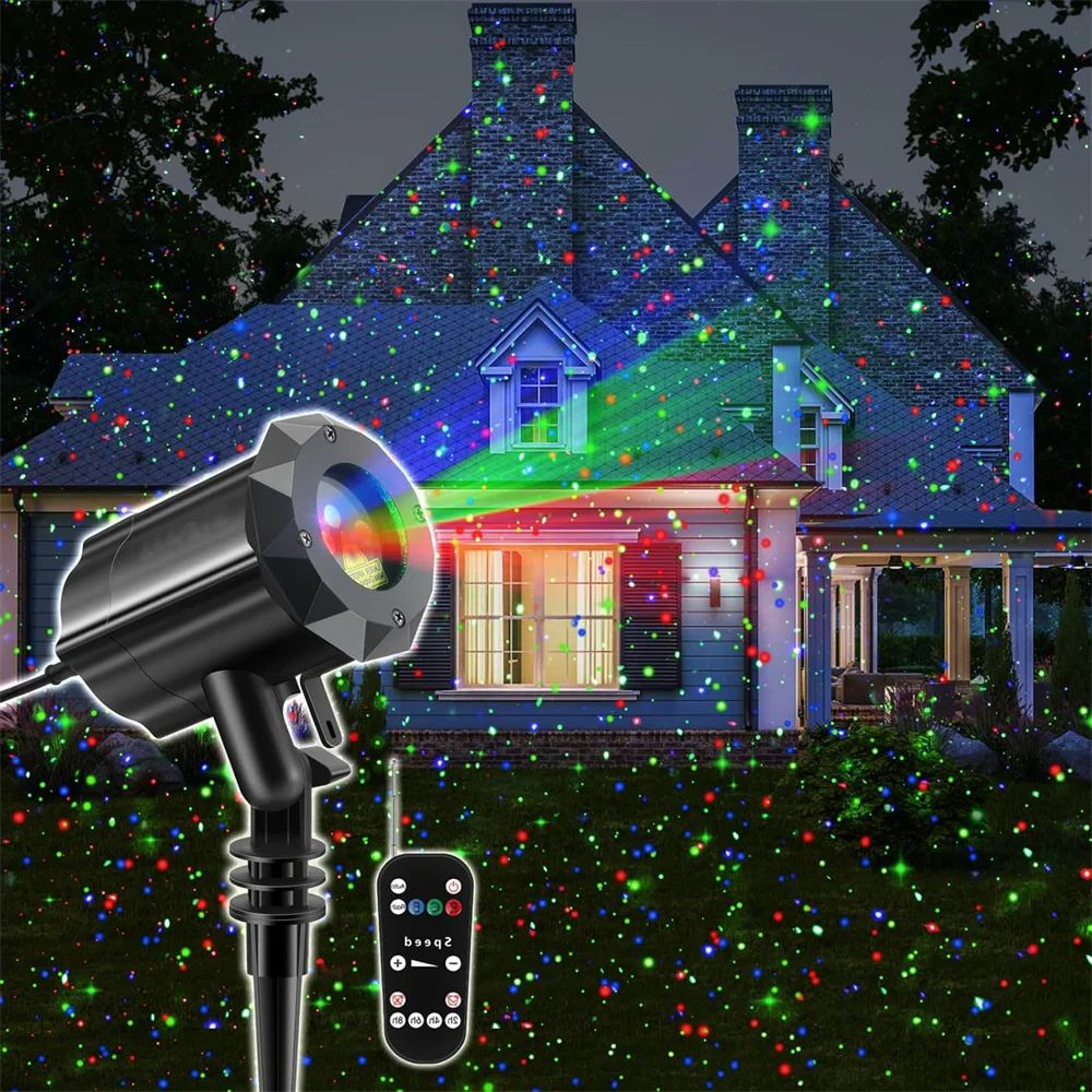 Outdoor Lighting Uk - Luces de proyector láser de Navidad,