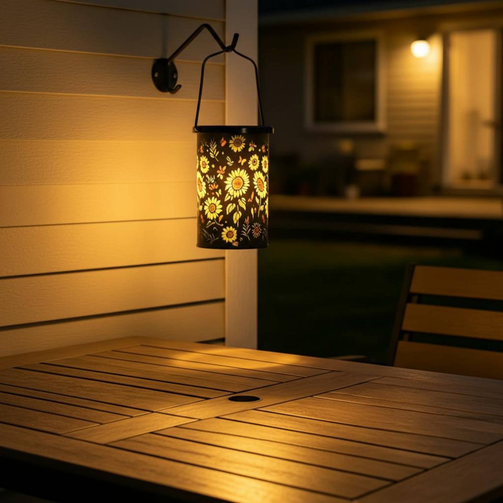 Hanging Outdoor Lighting - Farol Solar Colgante de Diseño Vintage
