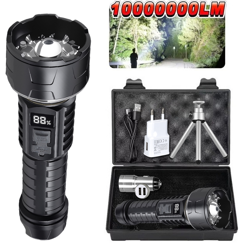 Outdoor Lighting Guide - Linterna LED COB, linterna recargable, antorcha