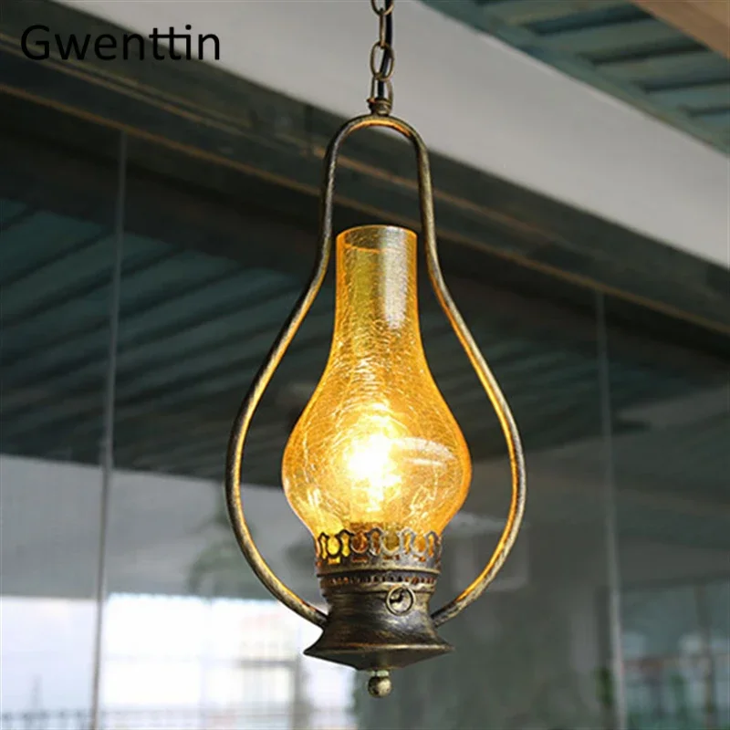 Outdoor Lighting Pendant - Lámparas Colgantes Retro para Comedor, Dormitorio,