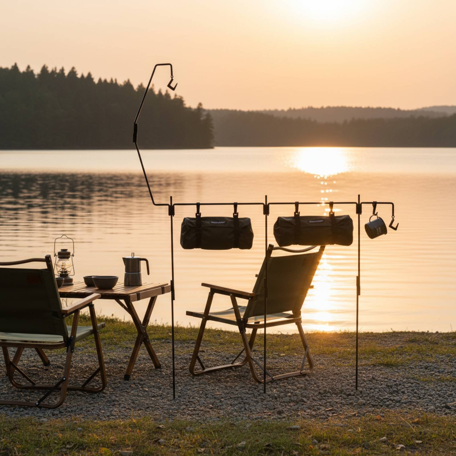 Hanging Outdoor Lighting - Soporte para Linterna de Camping, Fácil