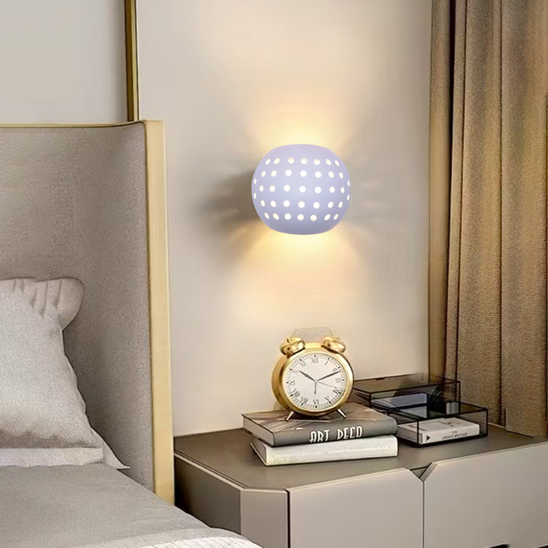 Outdoor Lighting Hardwired - Lámpara de pared LED ovalada moderna