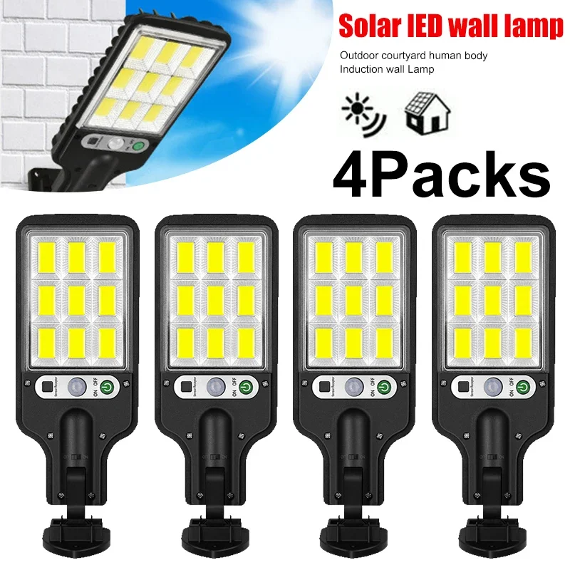 Outdoor Lighting Garage - Potente Lámpara Solar LED para Exteriores,