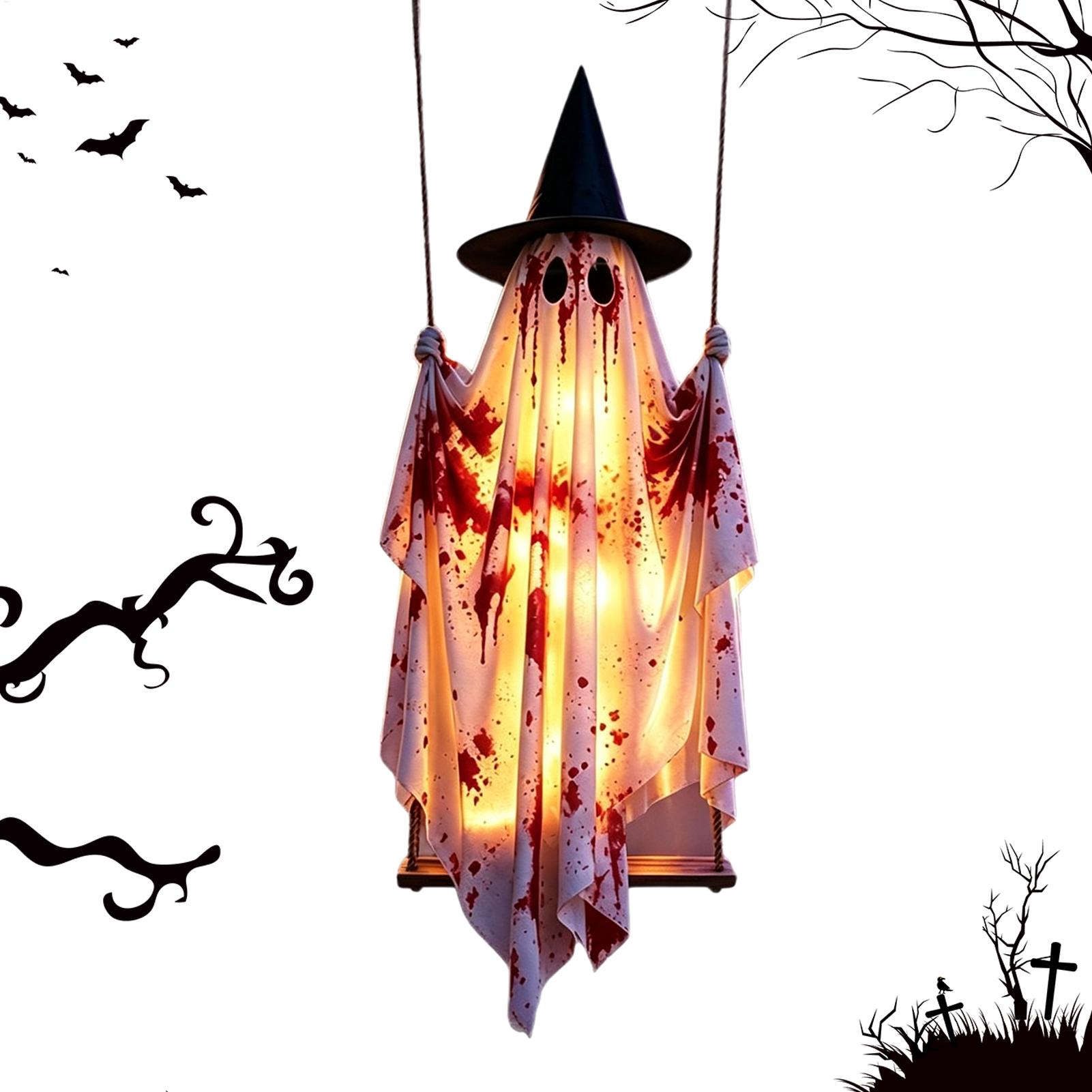 Outdoor Lighting Pendant - Decoración de Halloween para Exteriores, Fantasma