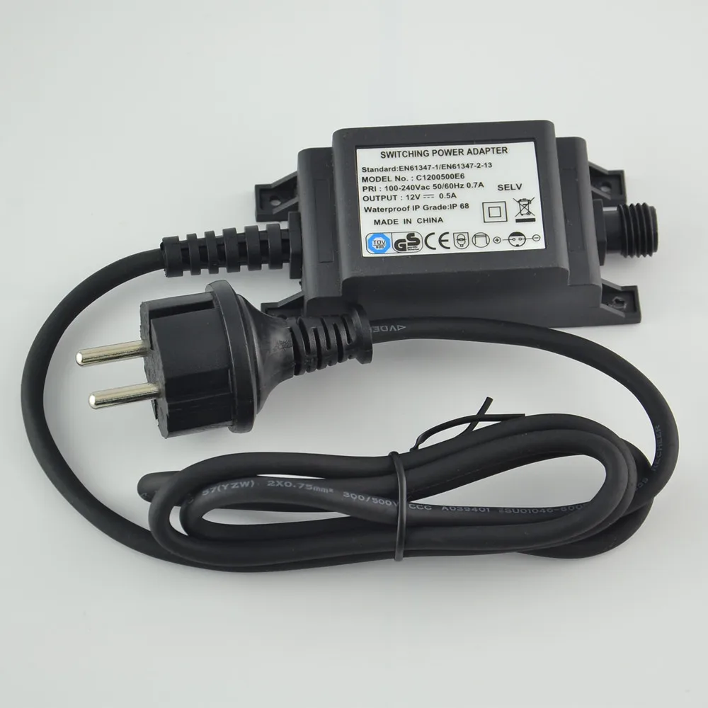 Outdoor Lighting Uk - IP68 DC12V 1A cargador de fuente