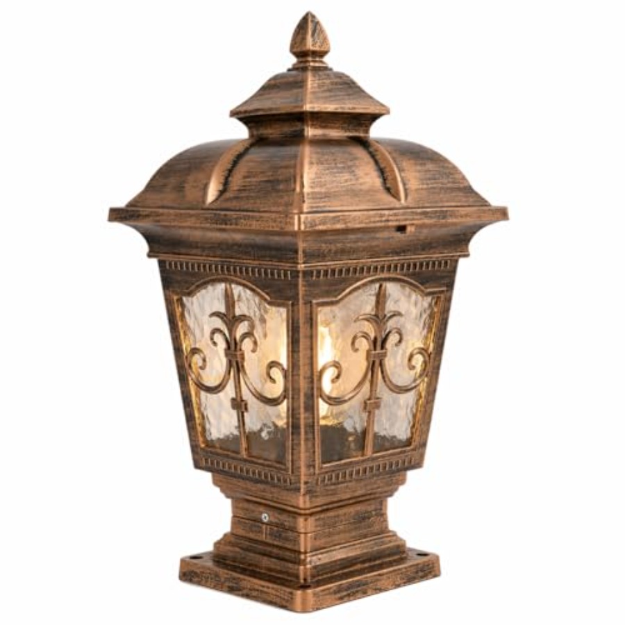 Outdoor Lighting Hardwired - Lámpara de Poste para Exteriores de