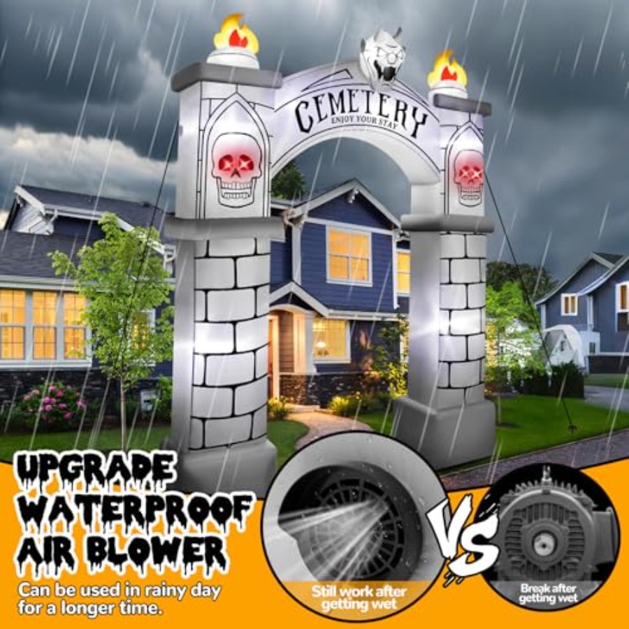Arco Inflable de Halloween de  - Outdoor Lighting Event reseña y precio