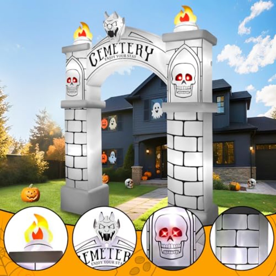Arco Inflable de Halloween de  - Outdoor Lighting Event reseña y precio