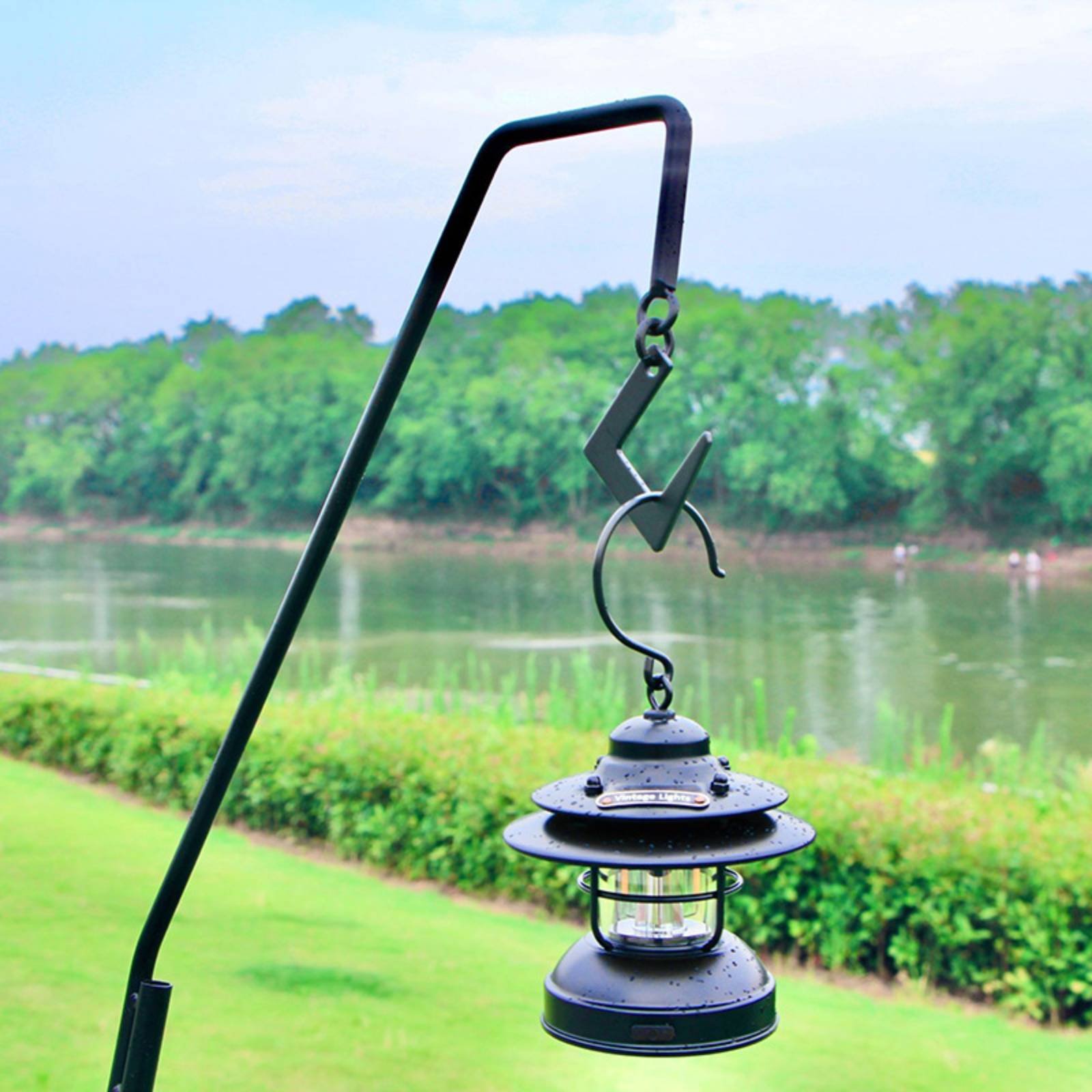 Soporte para linterna de campi - Hanging Outdoor Lighting reseña y precio