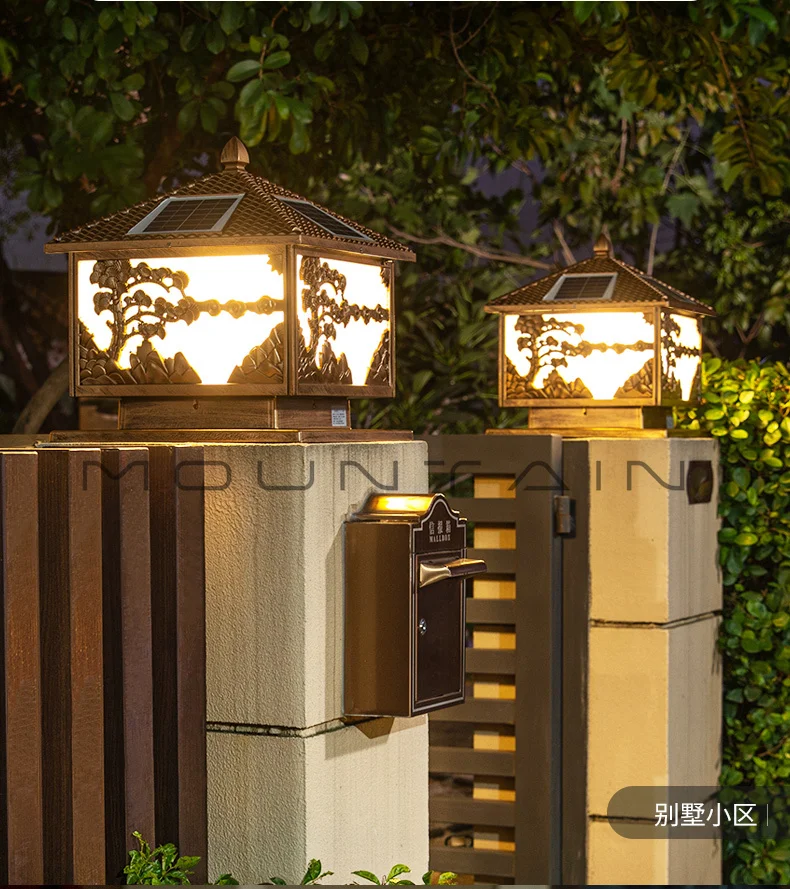 Lámpara solar de pared para ex - Wall Lighting Outdoor reseña y precio
