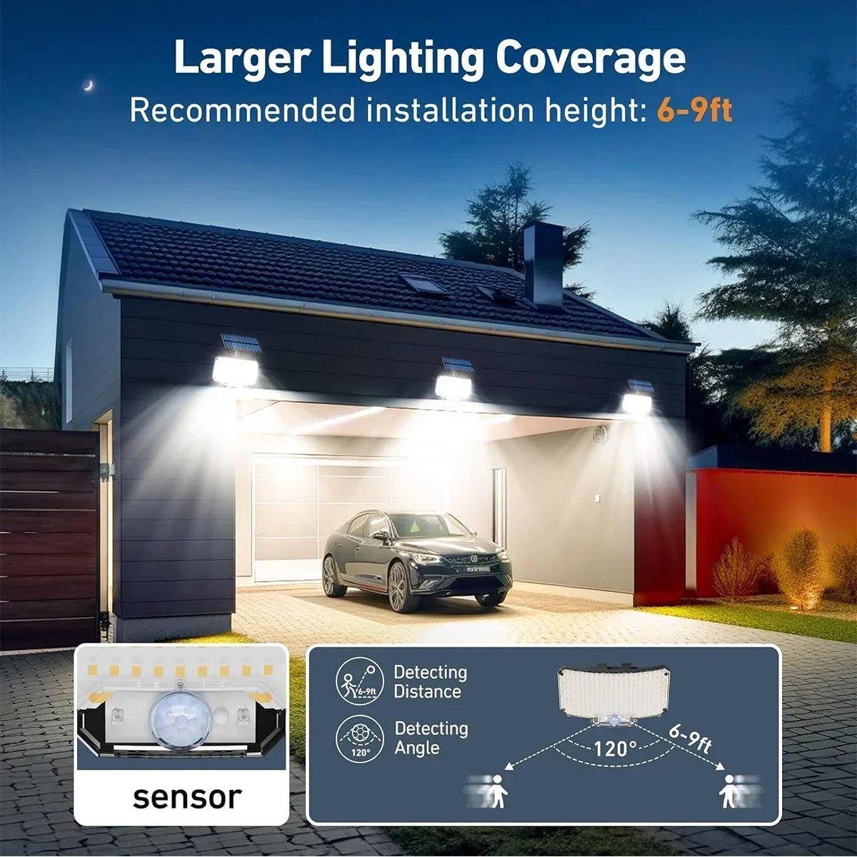 Luces Solares para Exteriores  - Outdoor Lighting Garage reseña y precio