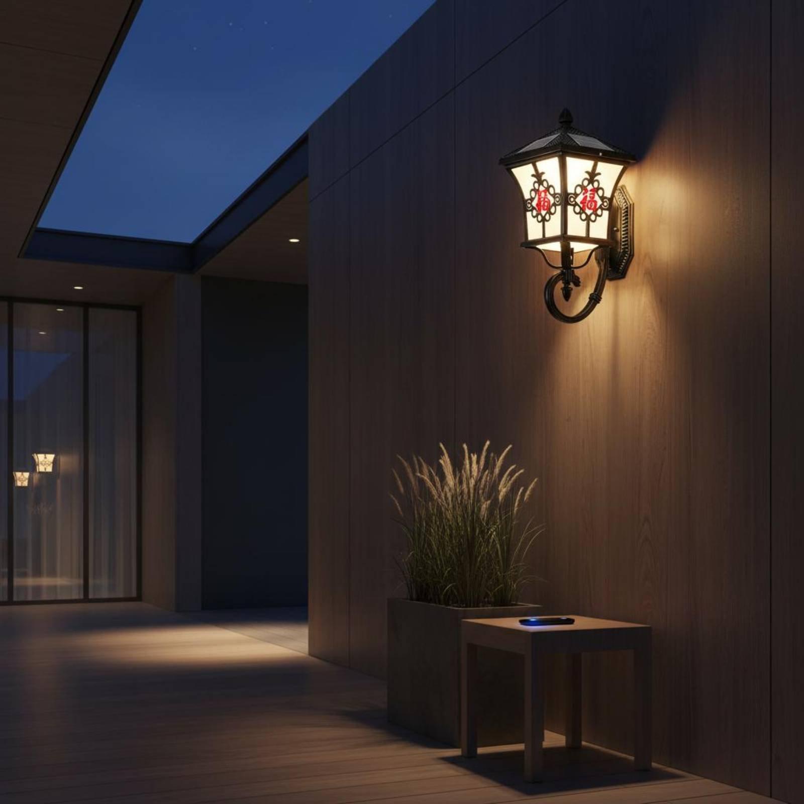 Lámpara Solar LED de Pared par - Wall Lighting Outdoor reseña y precio