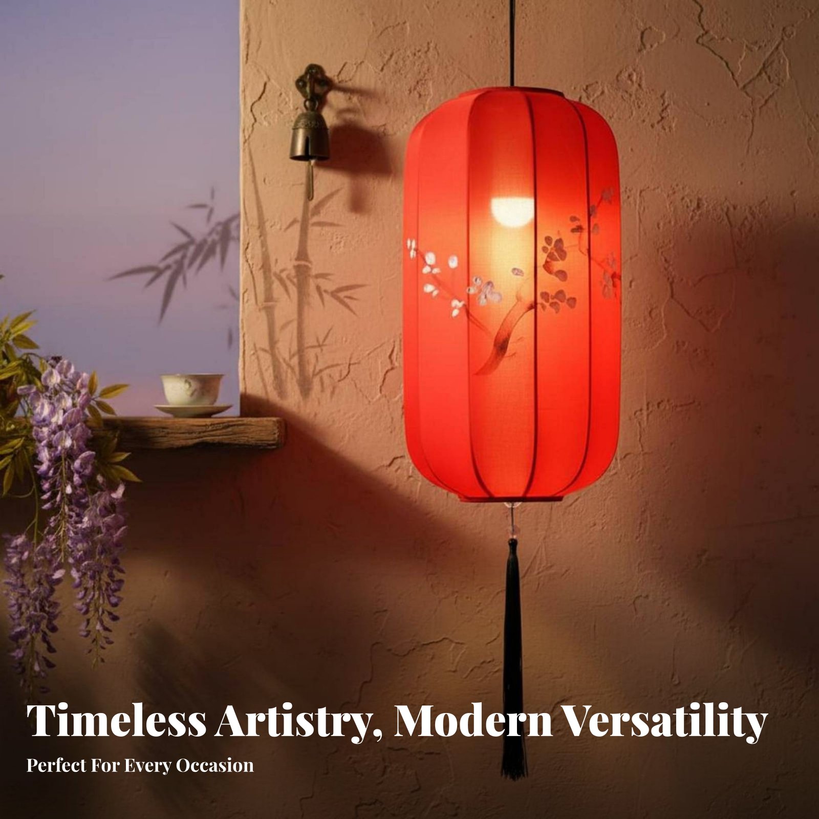 Farol Chino Pintado a Mano, Lá - Outdoor Lighting Event reseña y precio