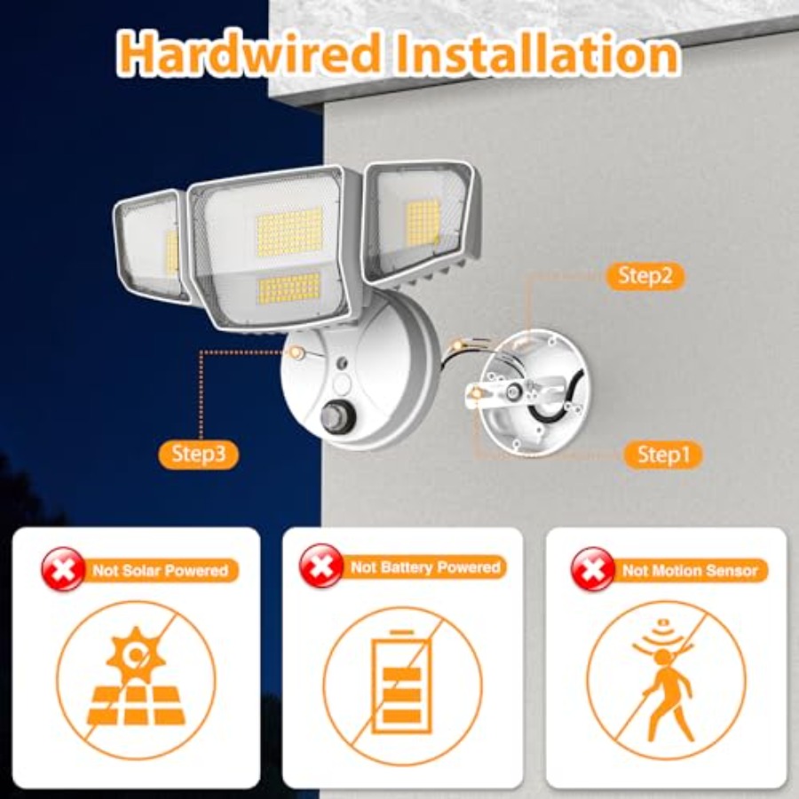 Lámpara Exterior de 90W con En - Outdoor Lighting Garage reseña y precio