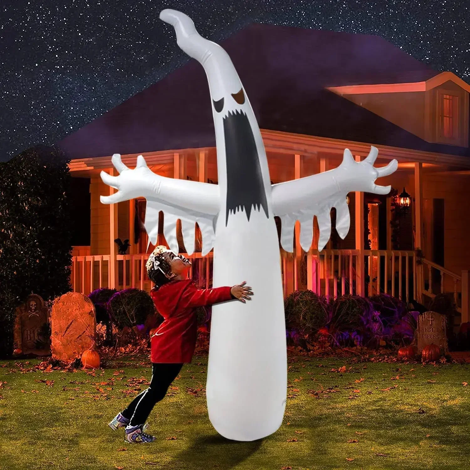 Fantasma aterrador inflable de - Outdoor Lighting Event reseña y precio