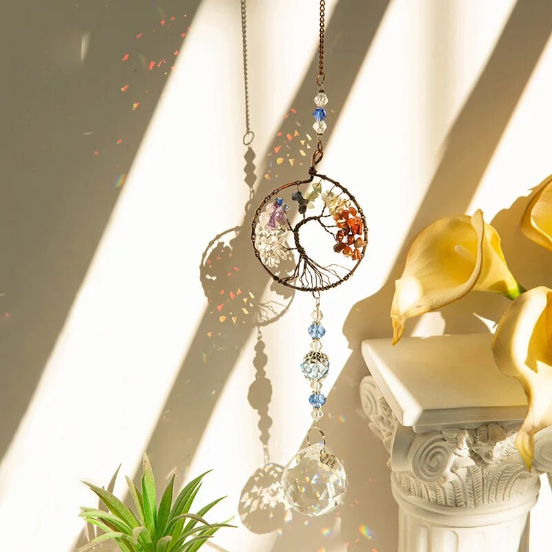 Colgante de cristal de árbol d - Outdoor Lighting Pendant reseña y precio