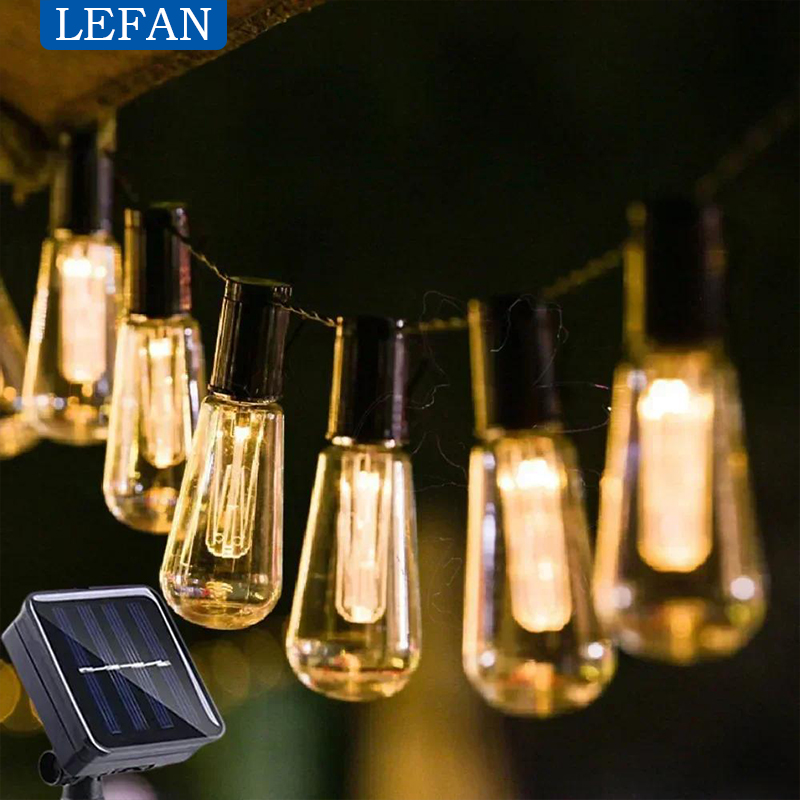 Guirnaldas de luces LED solare - Outdoor Lighting Pendant reseña y precio