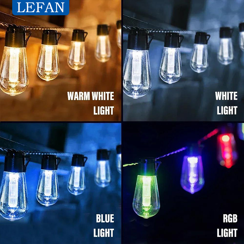 Guirnaldas de luces LED solare - Outdoor Lighting Pendant reseña y precio