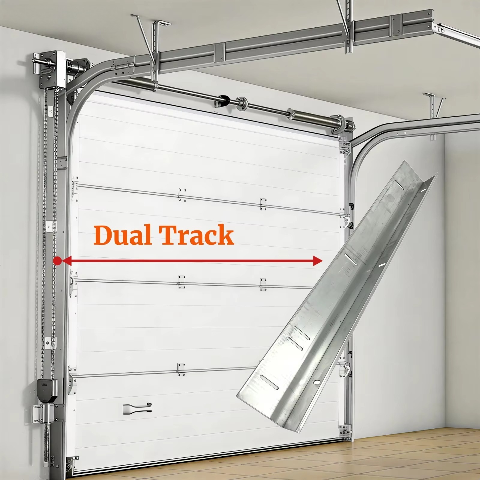 Puerta de Garaje Seccional de  - Outdoor Lighting Garage reseña y precio