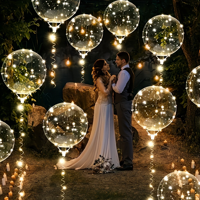 Juego de 20 globos Bobo con lu - Outdoor Lighting Event reseña y precio