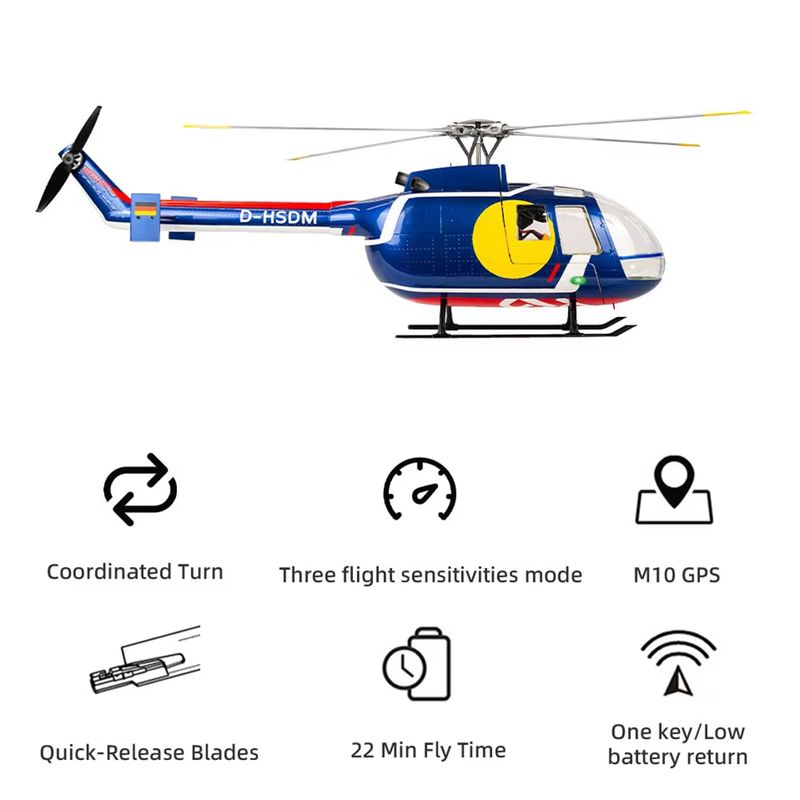 Helicóptero teledirigido Flyin - Outdoor Lighting Uk reseña y precio