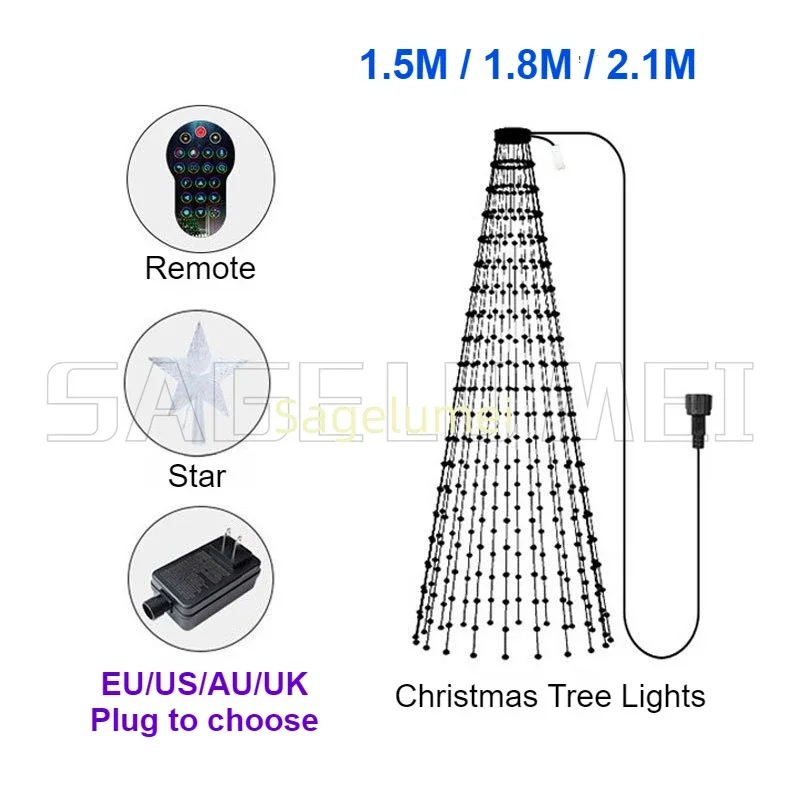 RGBIC 400LEDs luces navideñas  - Outdoor Lighting Uk reseña y precio