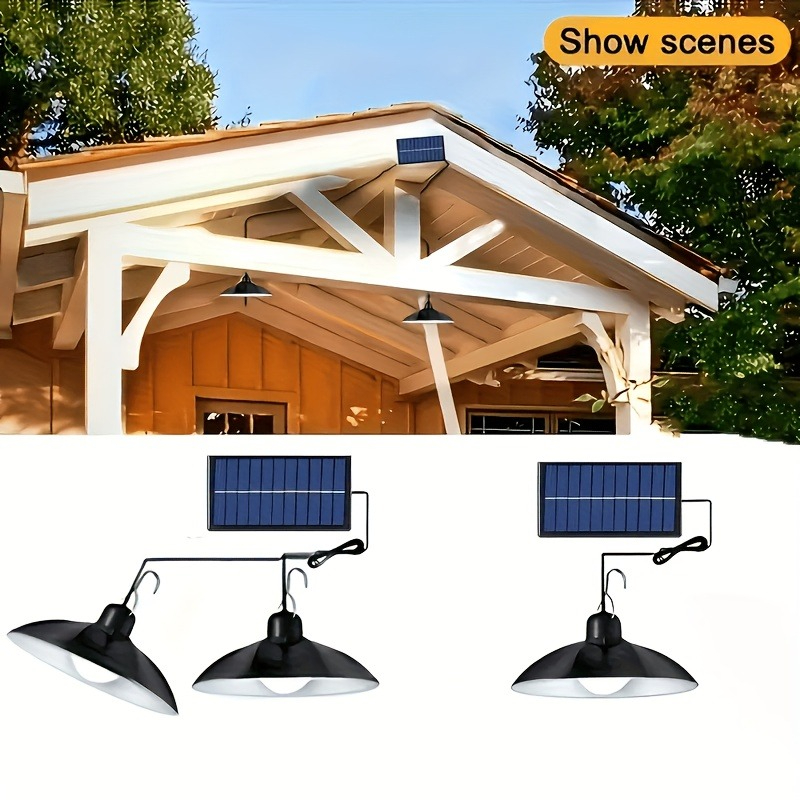 Lámpara colgante solar LED par - Outdoor Lighting Pendant reseña y precio