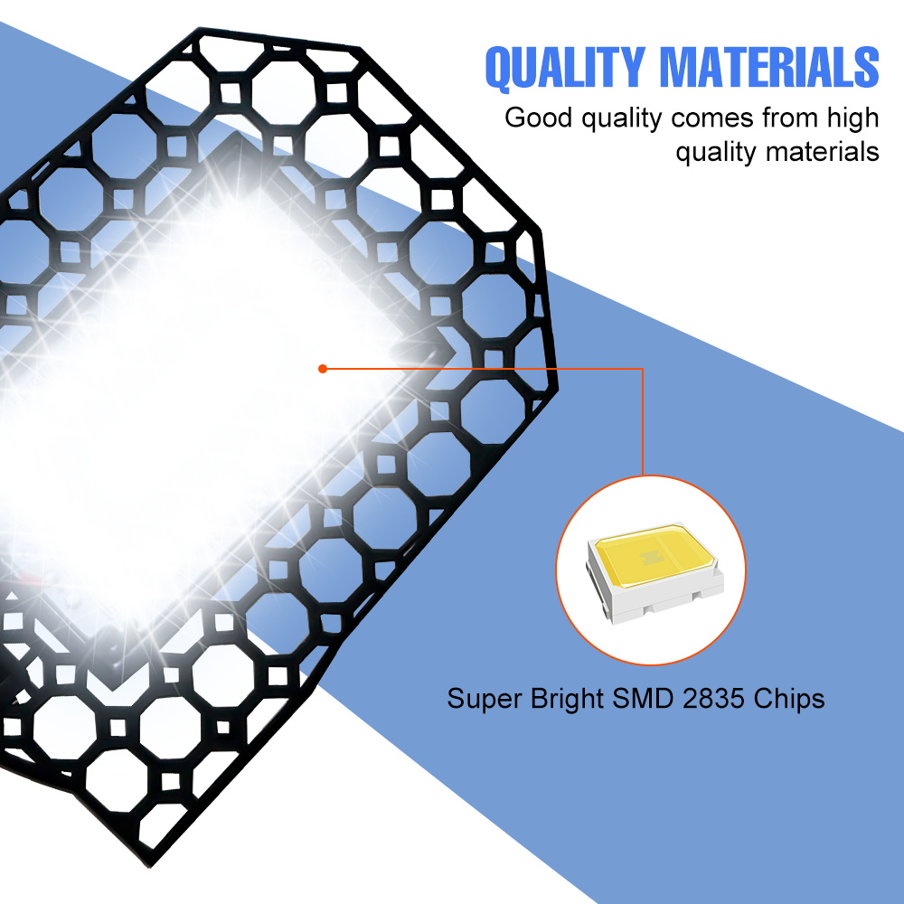 Lámpara LED de garaje de 300W, - Outdoor Lighting Warehouse reseña y precio