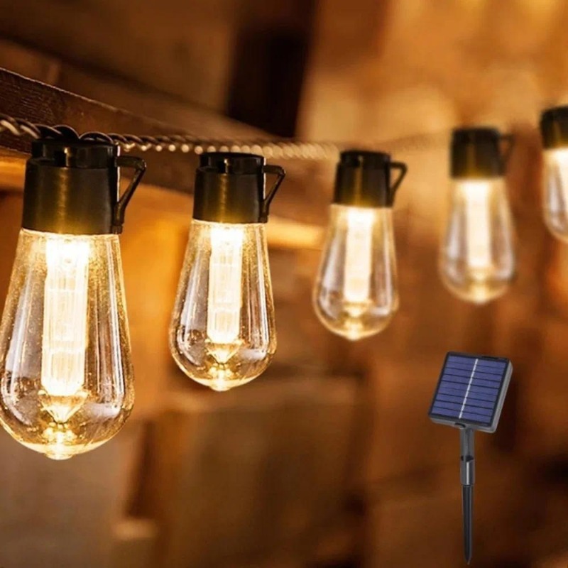 Guirnalda de Luces LED Solares - Outdoor Lighting Event reseña y precio